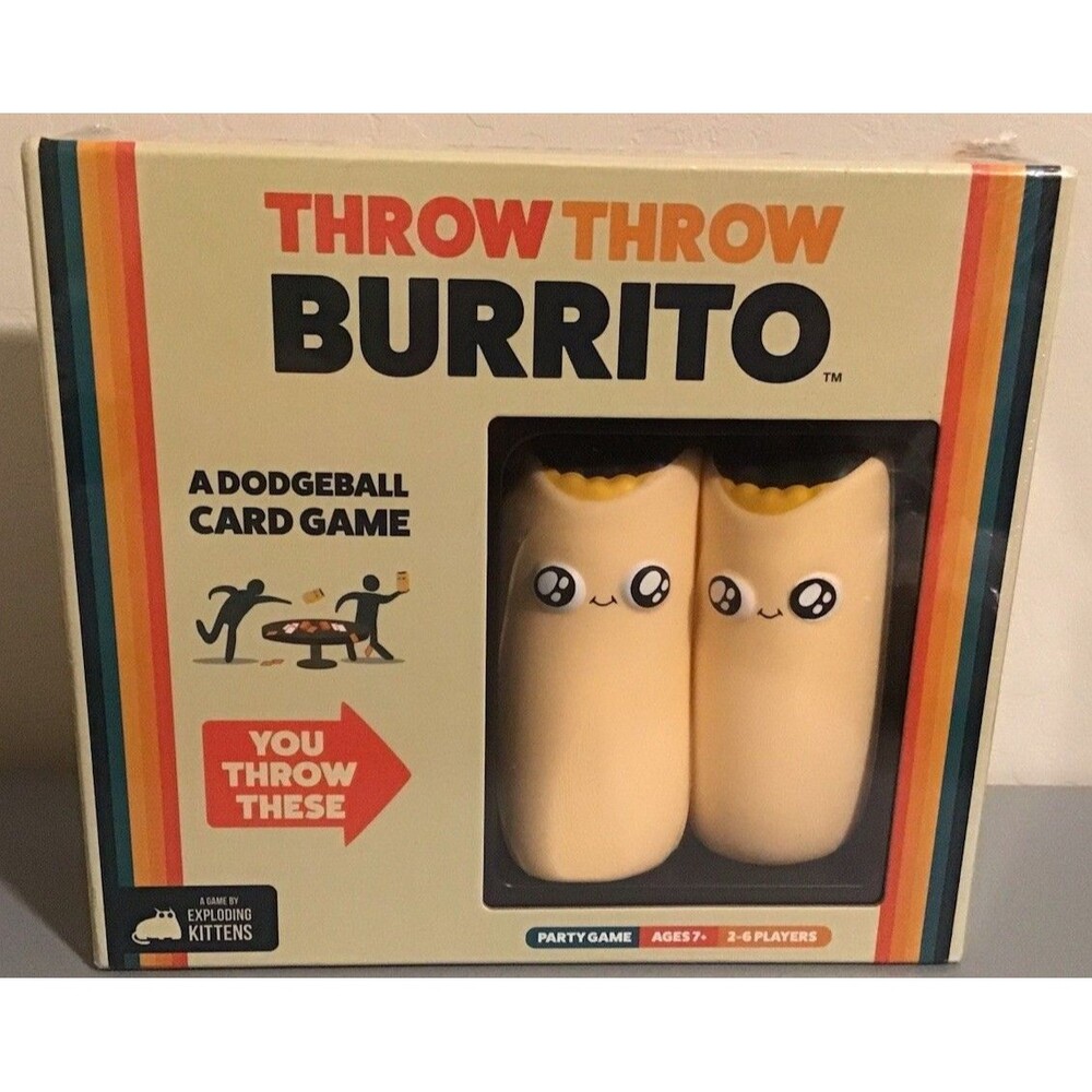Throw Throw Burrito by Exploding Kittens Dodgeball Card Game NEW, SEALED